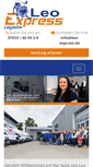Mobile Screenshot of leo-express.de